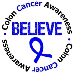 Colon Cancer Believe Shirts & Gifts Colon Cancer Believe Shirts & Gifts