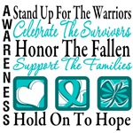Stand Up Celebrate Honor Ovarian Cancer Shirts Stand Up Celebrate Honor Ovarian Cancer Shirts