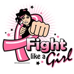 Fight Like A Girl Animated Shirts Fight Like A Girl Animated Shirts