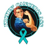 Kickin' Ovarian Cancer's Ass Shirts Kickin' Ovarian Cancer's Ass Shirts