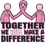 Together We Make A Difference Breast Cancer Tees Together We Make A Difference Breast Cancer Tees