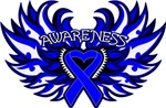 Colon Cancer Heart Wings Shirts Colon Cancer Heart Wings Shirts