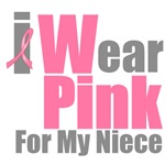 I Wear Pink For My Niece T-Shirts & Gifts I Wear Pink For My Niece T-Shirts & Gifts