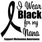 I Wear Black Ribbon(Nana) Melanoma T-Shirts I Wear Black Ribbon(Nana) Melanoma T-Shirts