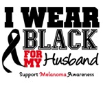 Melanoma I Wear Black For My Husband Shirts Melanoma I Wear Black For My Husband Shirts
