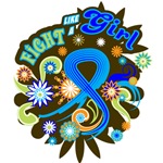 Colon Cancer Retro Fight Like A Girl Shirts Colon Cancer Retro Fight Like A Girl Shirts