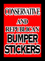 Conservative and Republican Bumper Stickers
