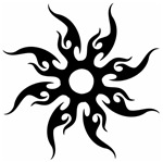 Tribal Sun (Black) Tribal Sun (Black)