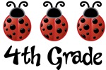 4th Grade School Ladybug Gifts and Apparel