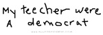 Democrat Teecher Democrat Teecher