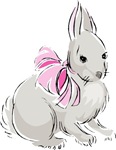 Grey Easter Bunny T-shirts & Gifts Grey Easter Bunny T-shirts & Gifts