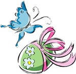 Easter Egg and Butterfly T-shirts & Gifts Easter Egg and Butterfly T-shirts & Gifts