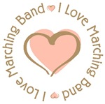 I Love Heart Marching Band T-shirts Gifts I Love Heart Marching Band T-shirts Gifts
