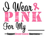 I Wear Pink Grunge Style Breast Cancer Shirts I Wear Pink Grunge Style Breast Cancer Shirts