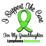 I Support The Cure Granddaughter Lymphoma Shirts I Support The Cure Granddaughter Lymphoma Shirts