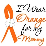 I Wear Orange Flower Mommy Leukemia Shirts I Wear Orange Flower Mommy Leukemia Shirts