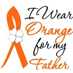 I Wear Orange Flower Father Leukemia Shirts I Wear Orange Flower Father Leukemia Shirts