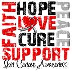 Collage Hope Cure Skin Cancer Shirts Collage Hope Cure Skin Cancer Shirts