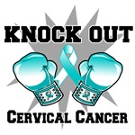 Knock Out Cervical Cancer Shirts Knock Out Cervical Cancer Shirts