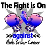 The Fight is On Male Breast Cancer Shirts The Fight is On Male Breast Cancer Shirts