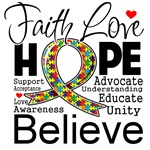 Faith Love Hope Autism Awareness Shirts Faith Love Hope Autism Awareness Shirts