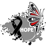 Hope Grunge Butterfly Skin Cancer Shirts Hope Grunge Butterfly Skin Cancer Shirts