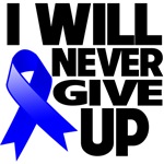 I Will Never Give Up Colon Cancer Shirts I Will Never Give Up Colon Cancer Shirts