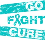 Ovarian Cancer Go Fight Cure Shirts Ovarian Cancer Go Fight Cure Shirts