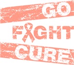 Endometrial Cancer Go Fight Cure Shirts Endometrial Cancer Go Fight Cure Shirts