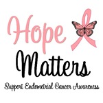 Hope Matters Endometrial Cancer T-Shirts Hope Matters Endometrial Cancer T-Shirts
