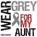 I Wear Grey (Aunt) Brain Cancer Shirts I Wear Grey (Aunt) Brain Cancer Shirts