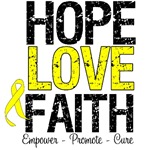 Hope Love Faith Bladder Cancer Shirts Hope Love Faith Bladder Cancer Shirts