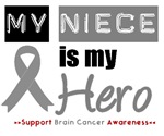 Brain Cancer Hero (Niece) T-Shirts & Gifts Brain Cancer Hero (Niece) T-Shirts & Gifts