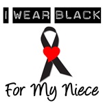 I Wear Black Ribbon For My Niece T-Shirts I Wear Black Ribbon For My Niece T-Shirts