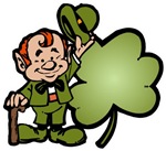 Leprechaun and Shamrock Leprechaun and Shamrock