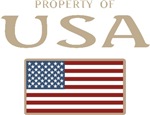 Property of USA Flag July 4th T-shirts & Gifts Property of USA Flag July 4th T-shirts & Gifts