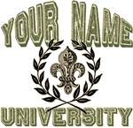 Fleur de Lis Name University T-shirts Gifts Fleur de Lis Name University T-shirts Gifts