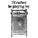 Playing Washboard Playing Washboard