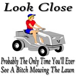 Woman On A Mower Woman On A Mower