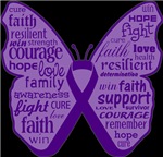 Leiomyosarcoma Butterfly Collage of Words Shirts Leiomyosarcoma Butterfly Collage of Words Shirts