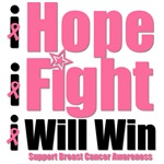 Hope, Fight & Win Breast Cancer T-Shirts & Gifts Hope, Fight & Win Breast Cancer T-Shirts & Gifts