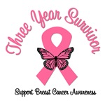 3 Year Breast Cancer Survivor T-Shirts 3 Year Breast Cancer Survivor T-Shirts