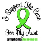 I Support The Cure For My Aunt Lymphoma Shirts I Support The Cure For My Aunt Lymphoma Shirts