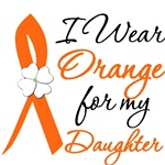 I Wear Orange Flower Daughter Leukemia Shirts I Wear Orange Flower Daughter Leukemia Shirts
