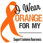 Leukemia I Wear Orange Ribbon T-Shirts & Gifts Leukemia I Wear Orange Ribbon T-Shirts & Gifts
