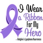 I Wear a Ribbon For My Hero Hodgkin's Lymphoma I Wear a Ribbon For My Hero Hodgkin's Lymphoma