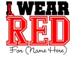 Custom I Wear Red Blood Cancer Shirts Custom I Wear Red Blood Cancer Shirts