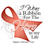 Uterine Cancer Hero in My Life Shirts Uterine Cancer Hero in My Life Shirts