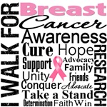 I Walk For Breast Cancer Awareness Shirts I Walk For Breast Cancer Awareness Shirts