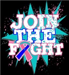 Join The Fight Thyroid Cancer Shirts Join The Fight Thyroid Cancer Shirts